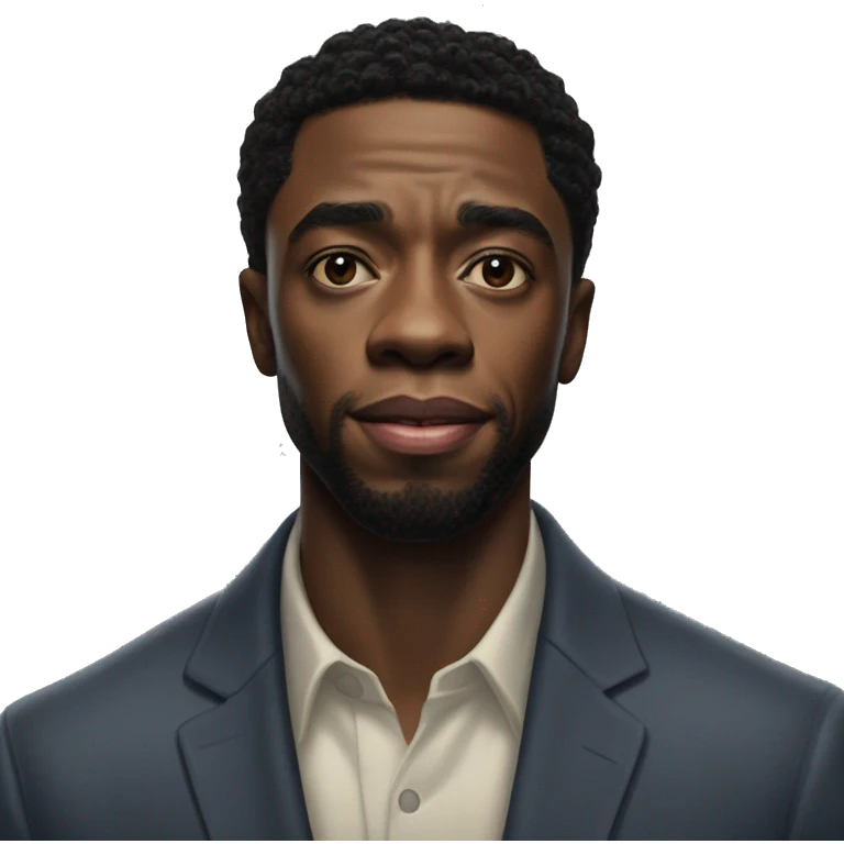 chadwick boseman in real life emoji