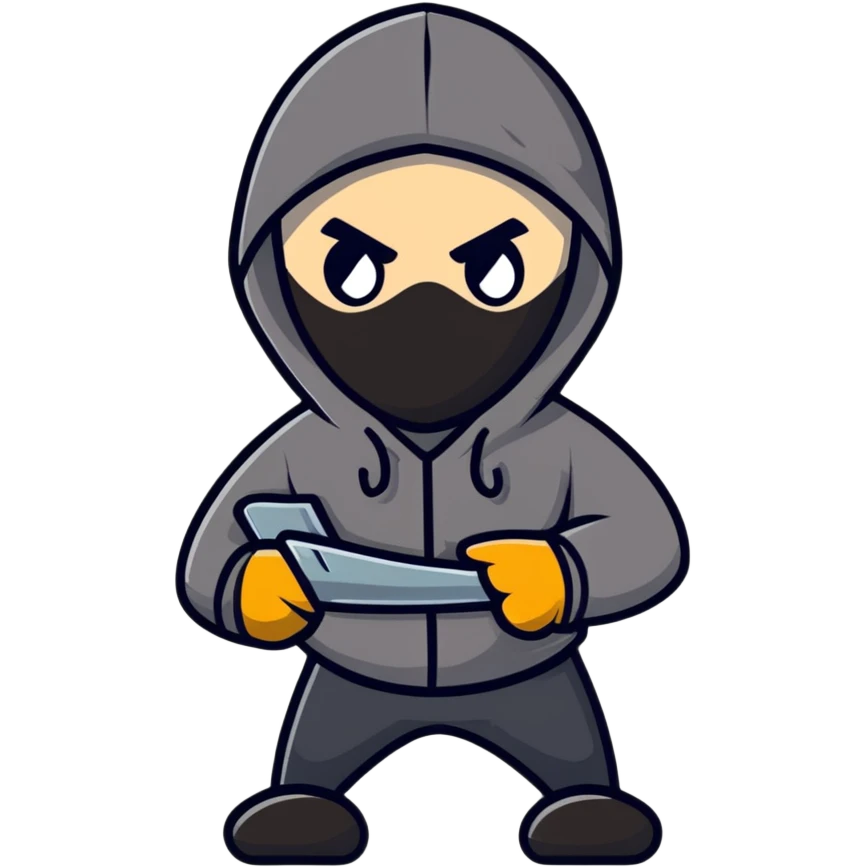 burglar character emoji