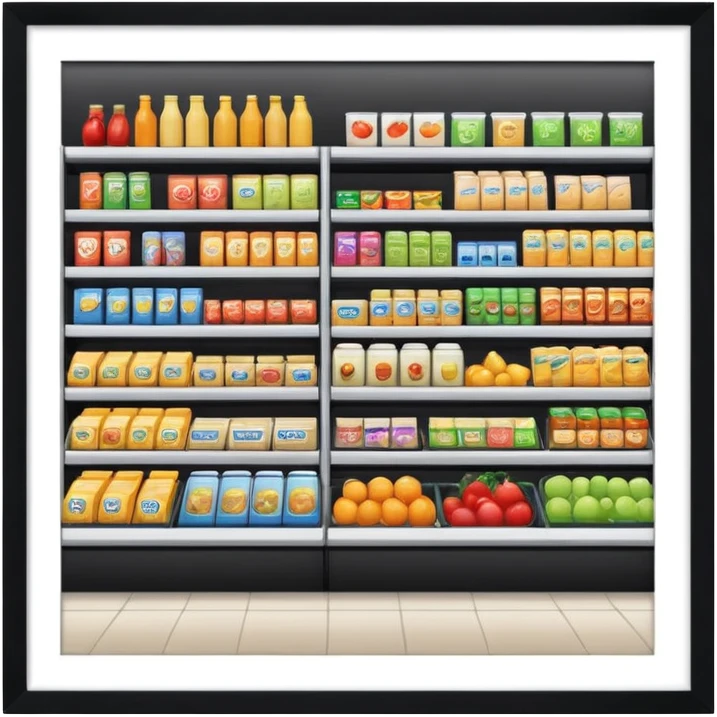 продуктовый магазин emoji