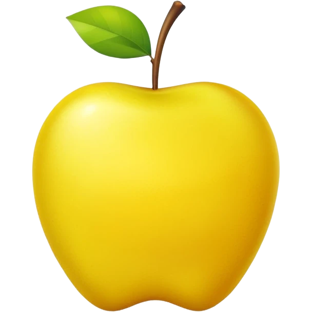 Apple emoji yellow flag triangle . Without a face emoji