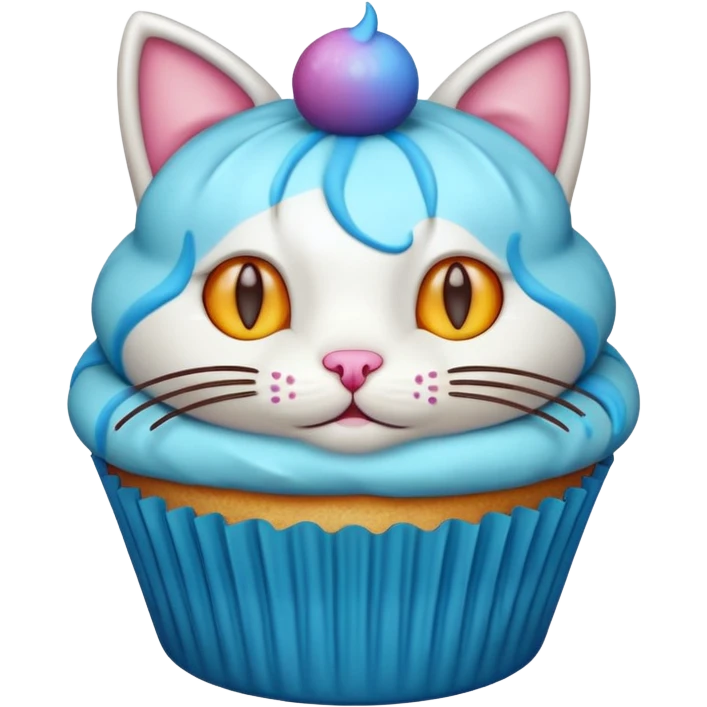 cat cupcake emoji