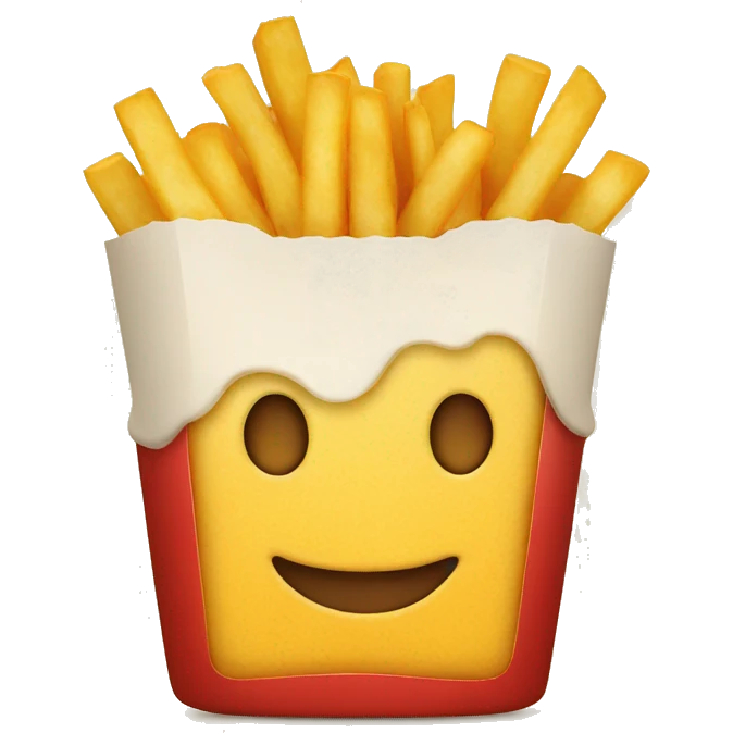 Fries with cheese  emoji