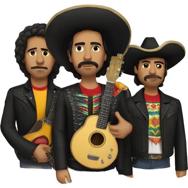 A Mexican band emoji