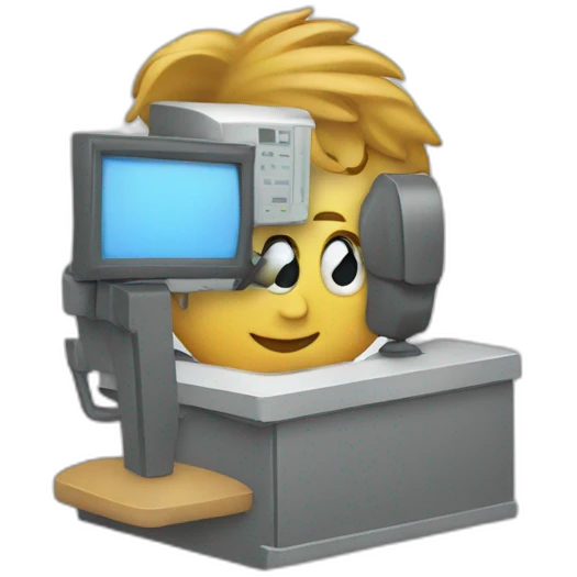 editing on a computer emoji