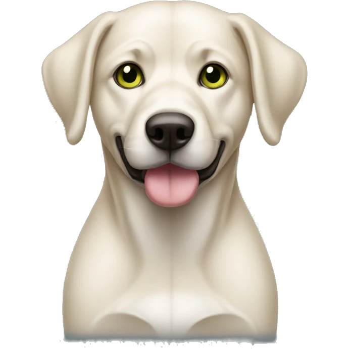 perro de aguas español ojos verdes emoji