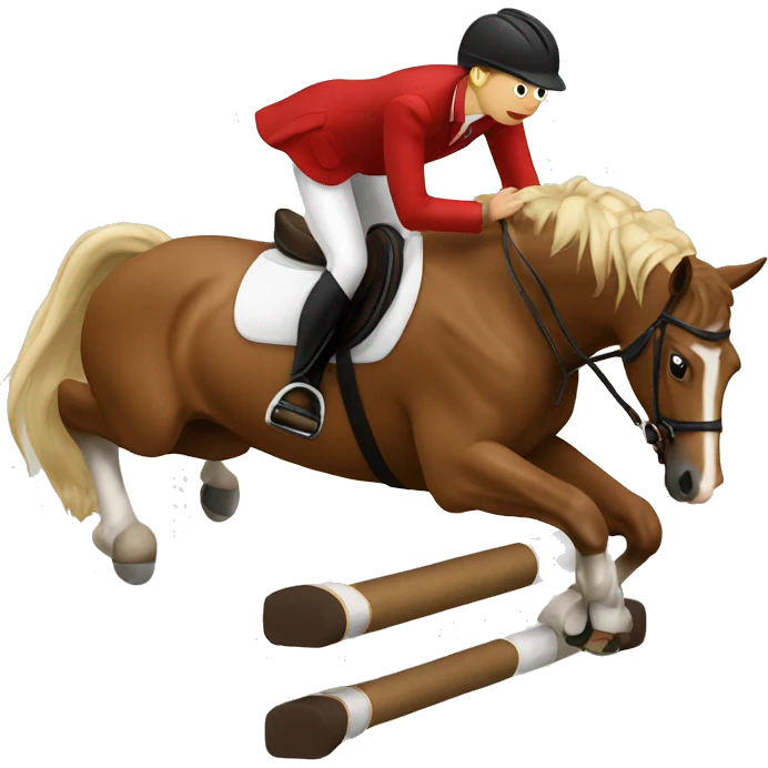 Horse show jumping  emoji