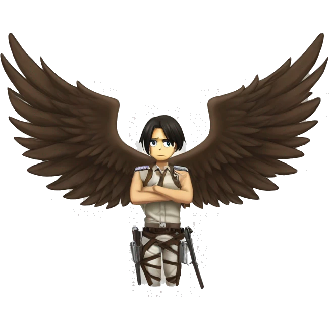 Wings of freedom symbol attack on titan emoji