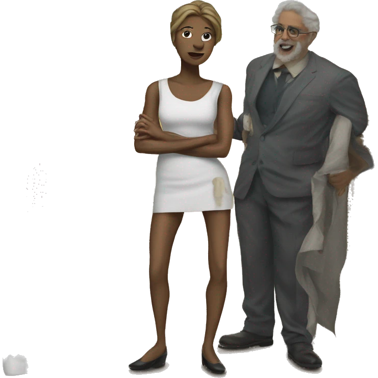 what fine art parody standing emoji