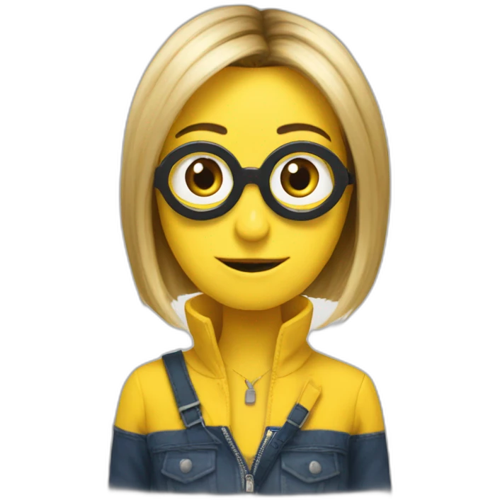 emanuelle macron en minion emoji