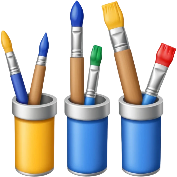 artist paint tubes emoji