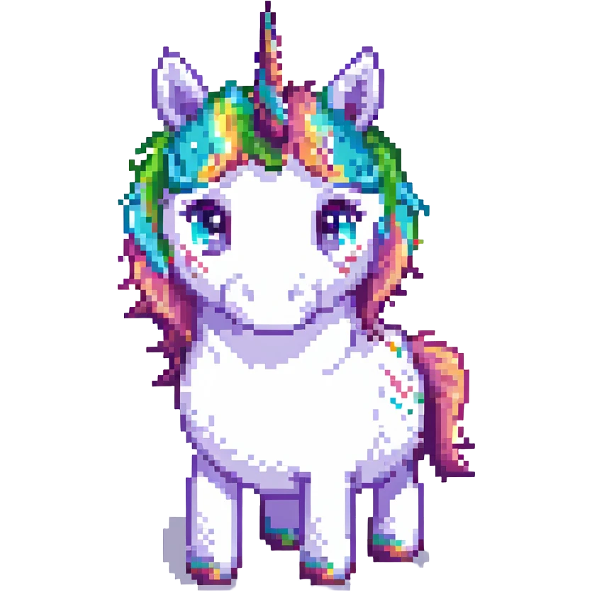 a unicorn emoji