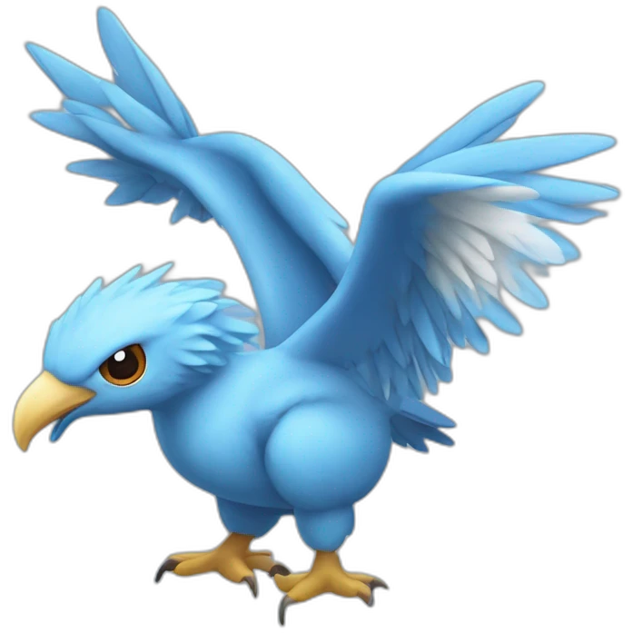 crazy funny stupid Articuno pokemon baby's realistic emoji