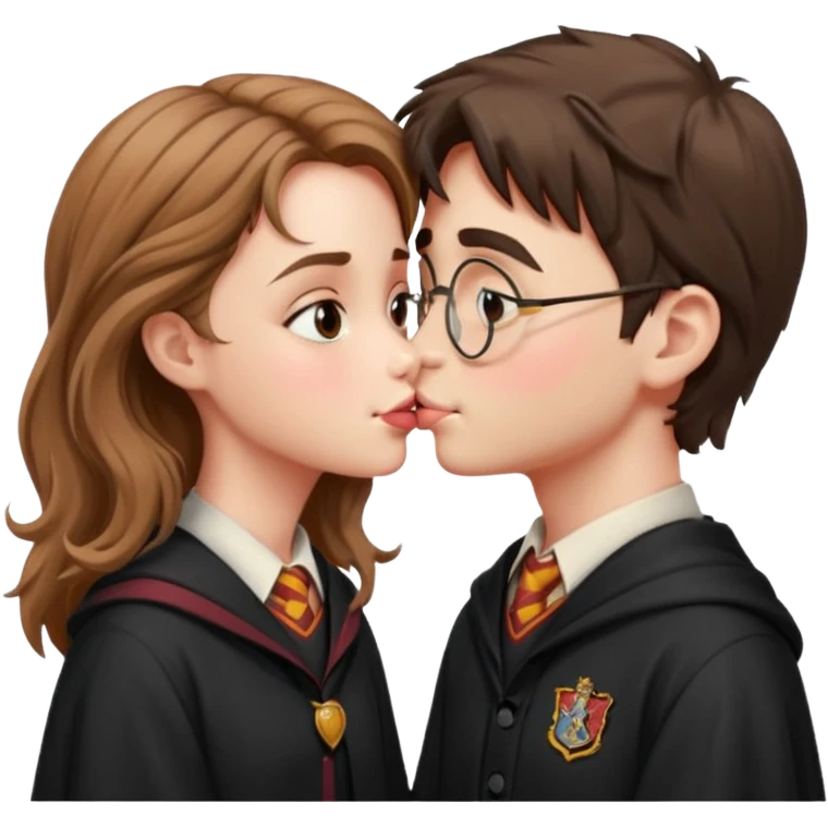Harry Potter kissing hermione emoji