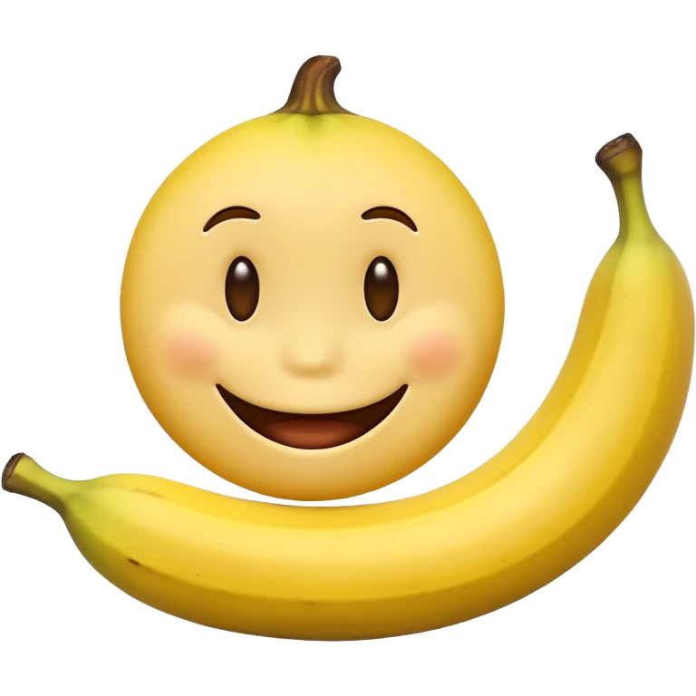 a yellow smiley face sucking a banana emoji