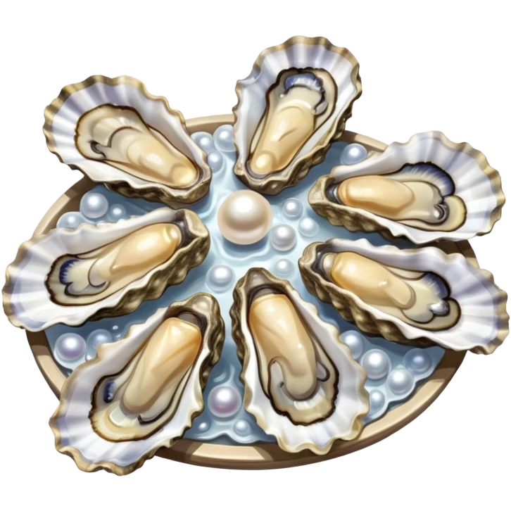 a dozen oysters  emoji