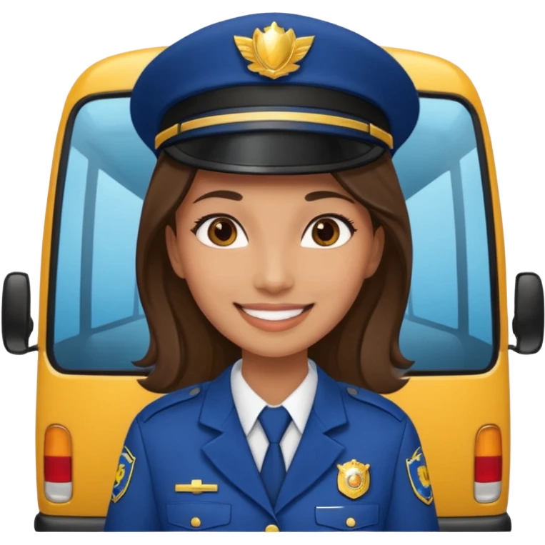 woman minibus driver emoji