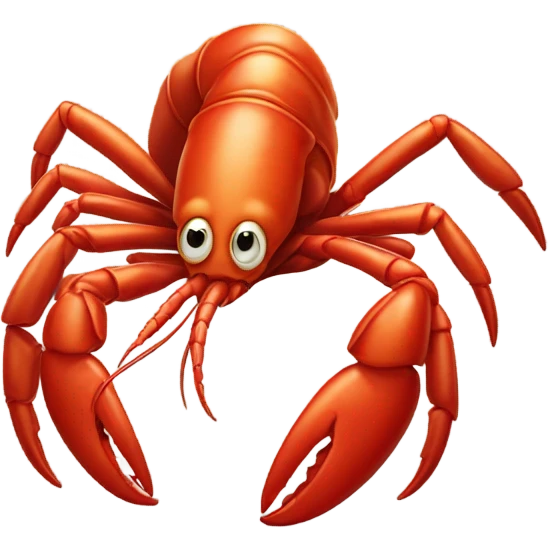 Sad lobster emoji