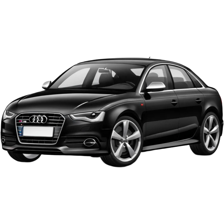 Audi car black emoji