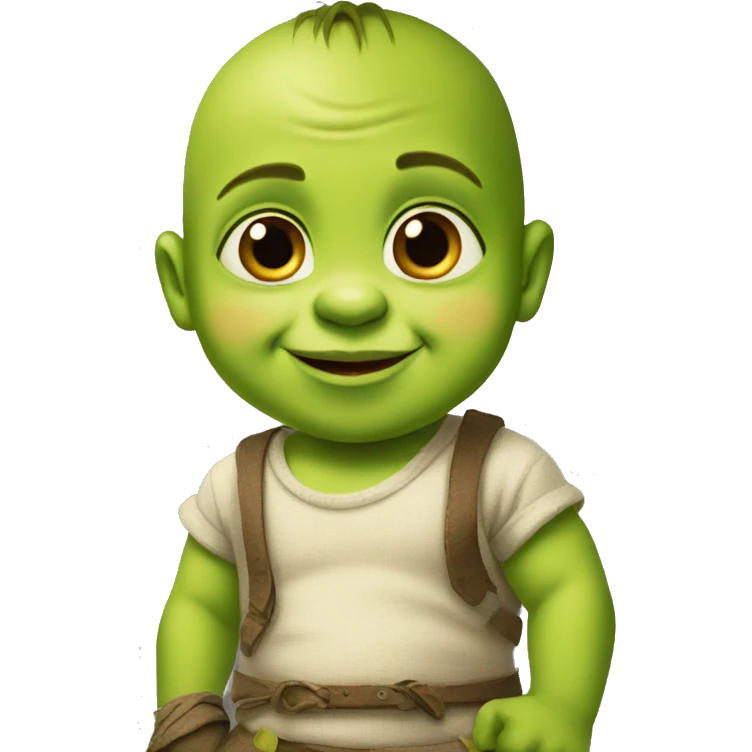 Baby shrek emoji