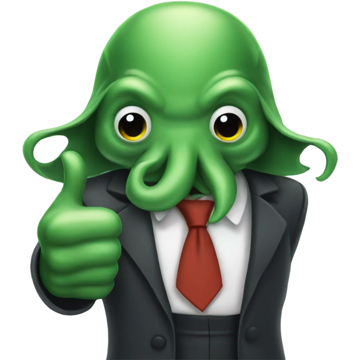 Cthulhu thumbs up emoji