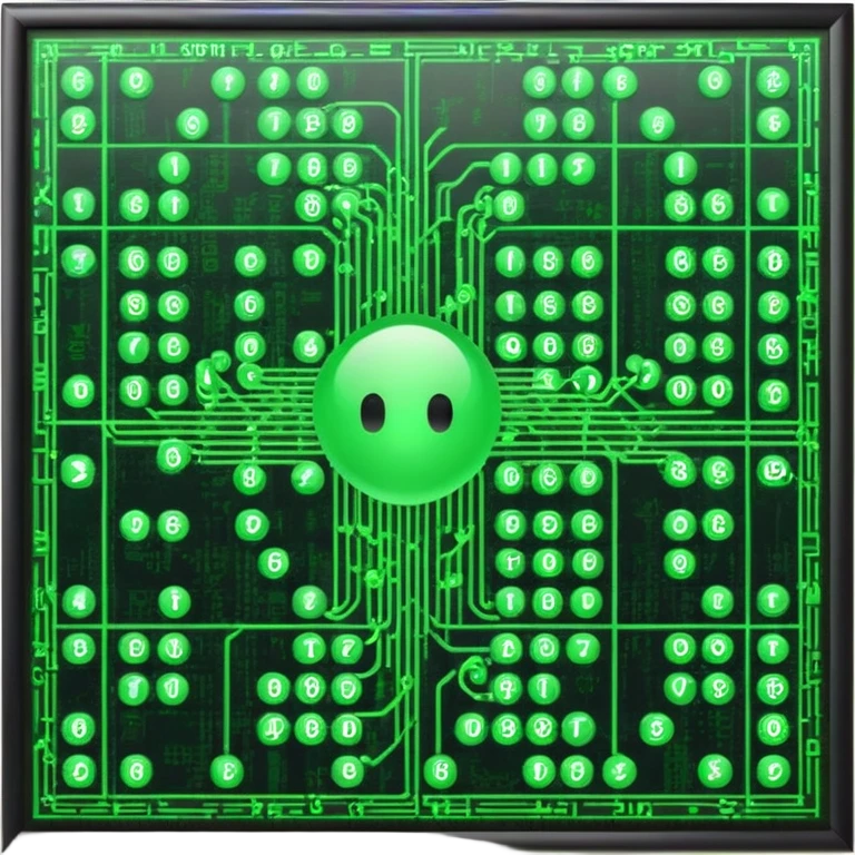 matrix in earth emoji