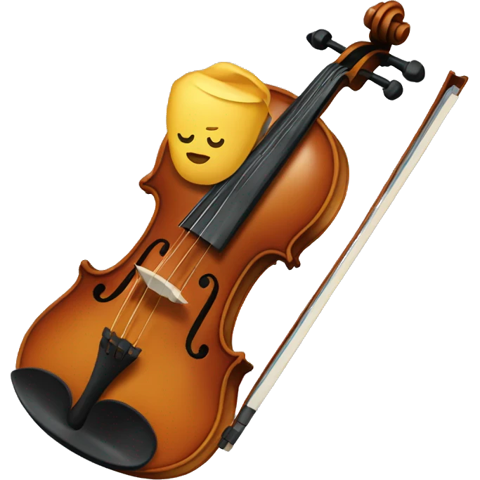 violin with bow emoji