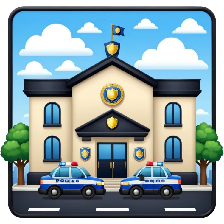 Rich police station  emoji