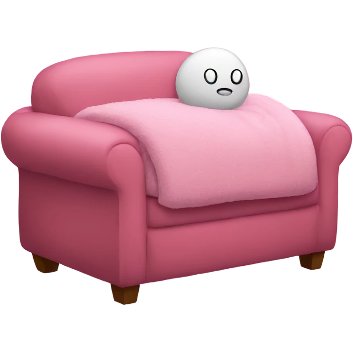 Pink cozy emoji
