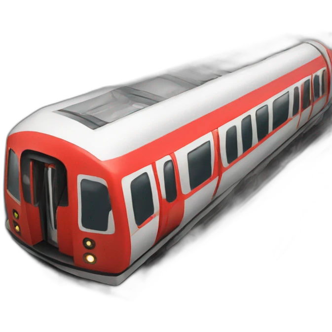 London tube train emoji
