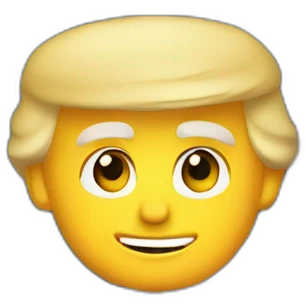 Trump on the Great Wall emoji