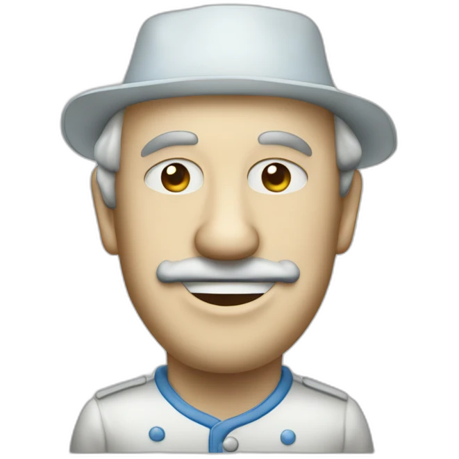 Roquefort cheese man emoji