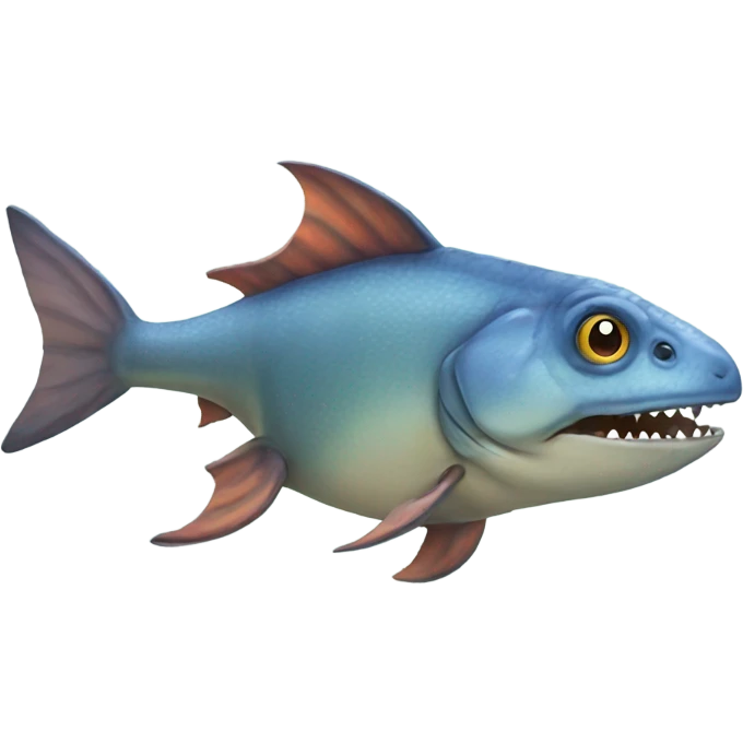 Dinosaur fish emoji