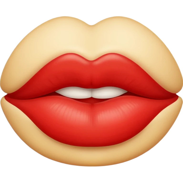 Kiss lips emoji