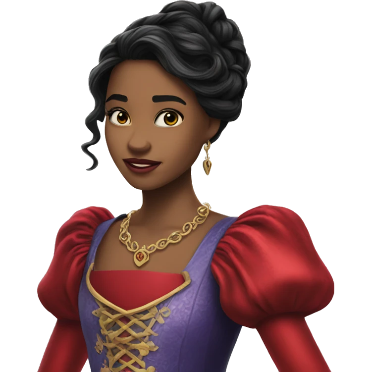 Princess red from descendants the rise of red emoji