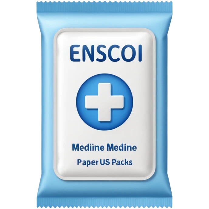 powdered medicine packet emoji