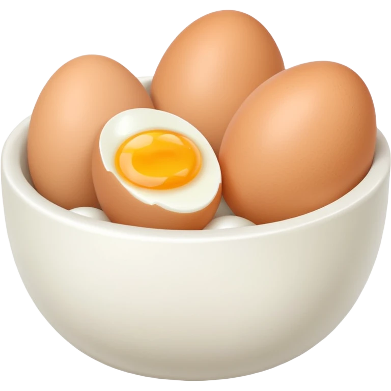 bowl of eggs emoji