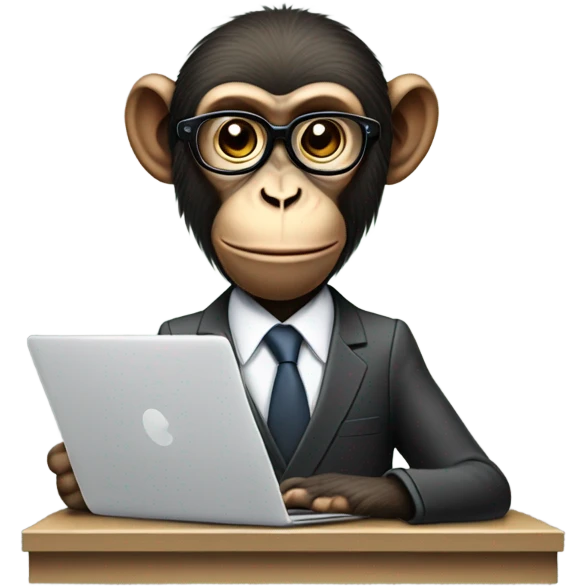 monkey CEO emoji