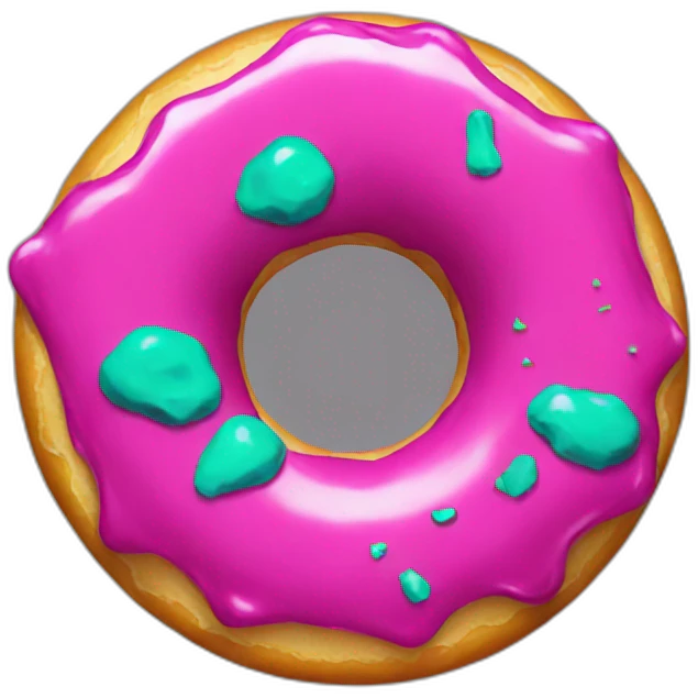 Radioactive-donut emoji