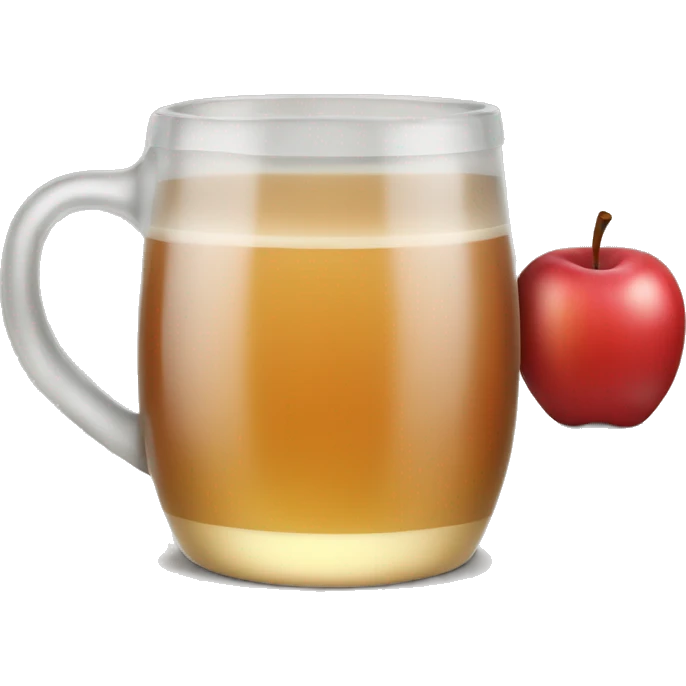 Apple cider emoji
