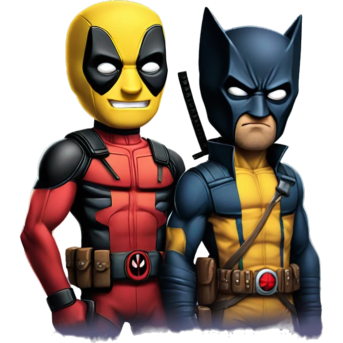 Deadpool and wolverine emoji