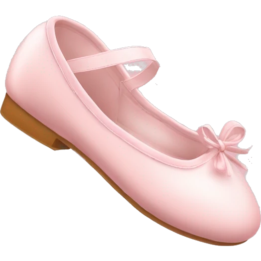 Ballerina shoes baby pink emoji