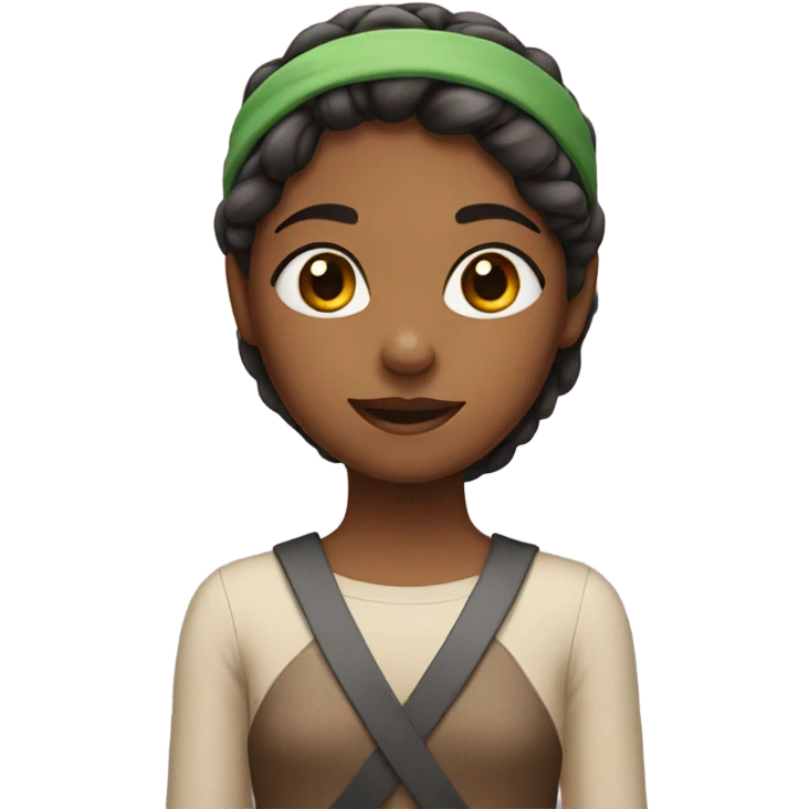 Girl with headband  emoji