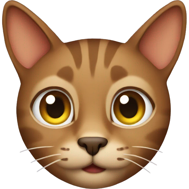 brown cat emoji