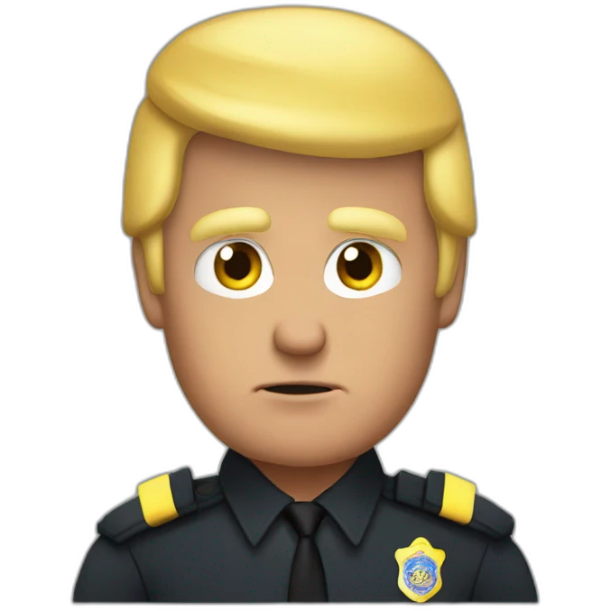 trump-getting-arrested emoji
