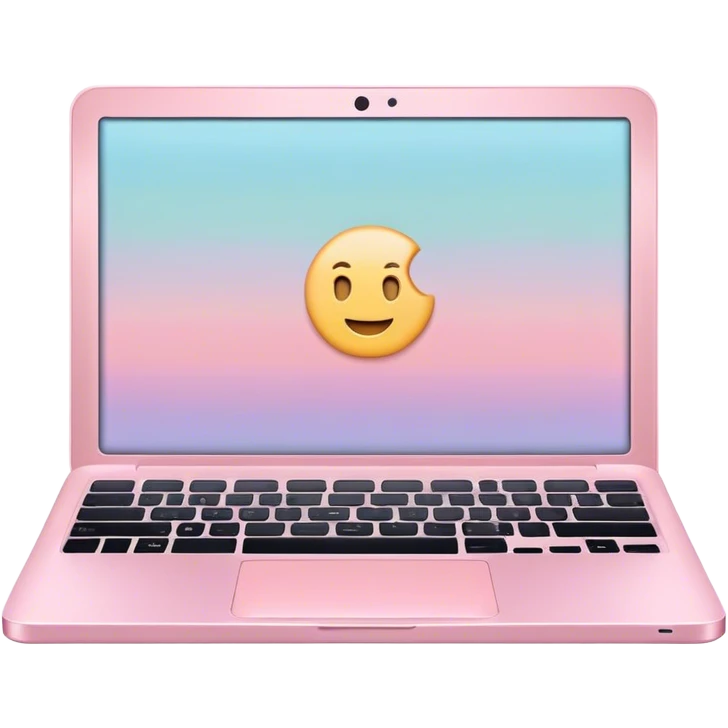 pastel laptop emoji