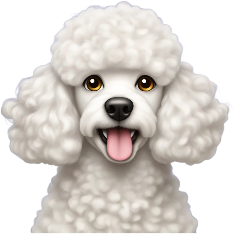 poodle white emoji