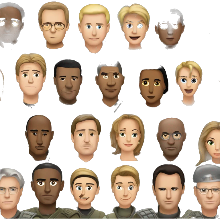TV Show stargate SG-1 make a perfect stargate emoji