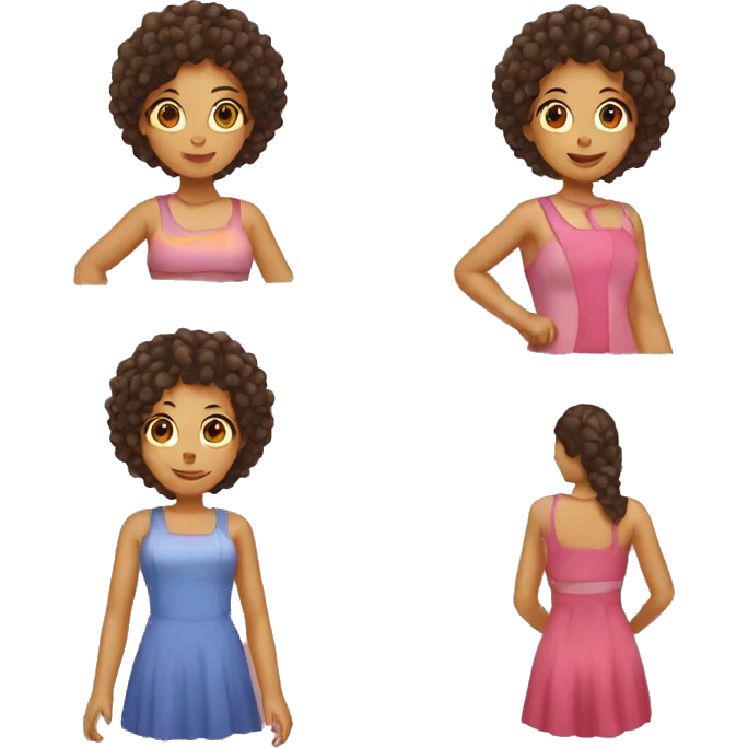 Girlr round sing lasses emoji