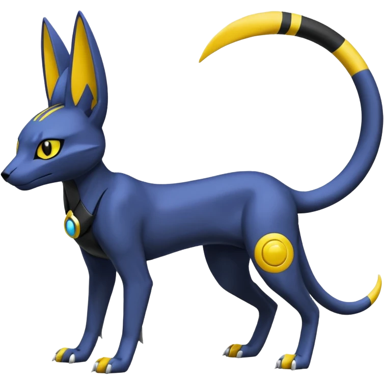 Heliolisk-Bastet-Lombax-Sergal-Umbreon-Cyclizar-Genesect-Pokémon, full body emoji