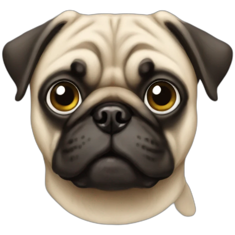 Pug dog emoji